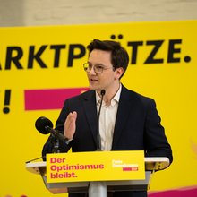 David Jahn am Rednerpult