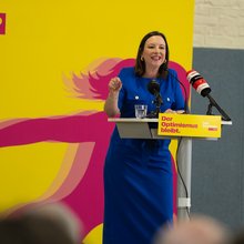 Maren Jasper-Winter am Podium