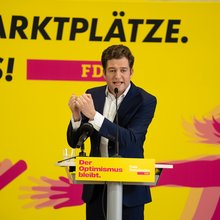 Moritz WImmer am Podium